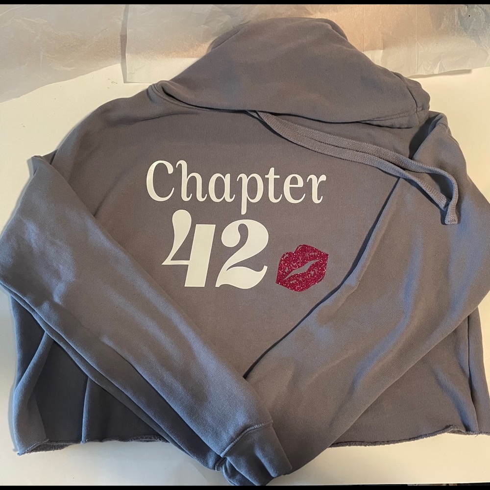 Bella and Canvas crop sweatshirt